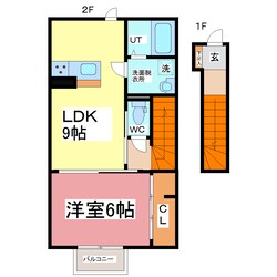 D-room水落町の物件間取画像